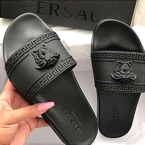 versace versus slides|Versace heels on sale.